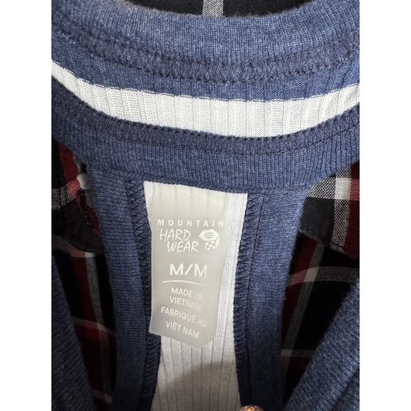 Mountain Hardwear Navy White Striped Ribbed Lookout Tank Dress Size Medium - Picture 4 of 7